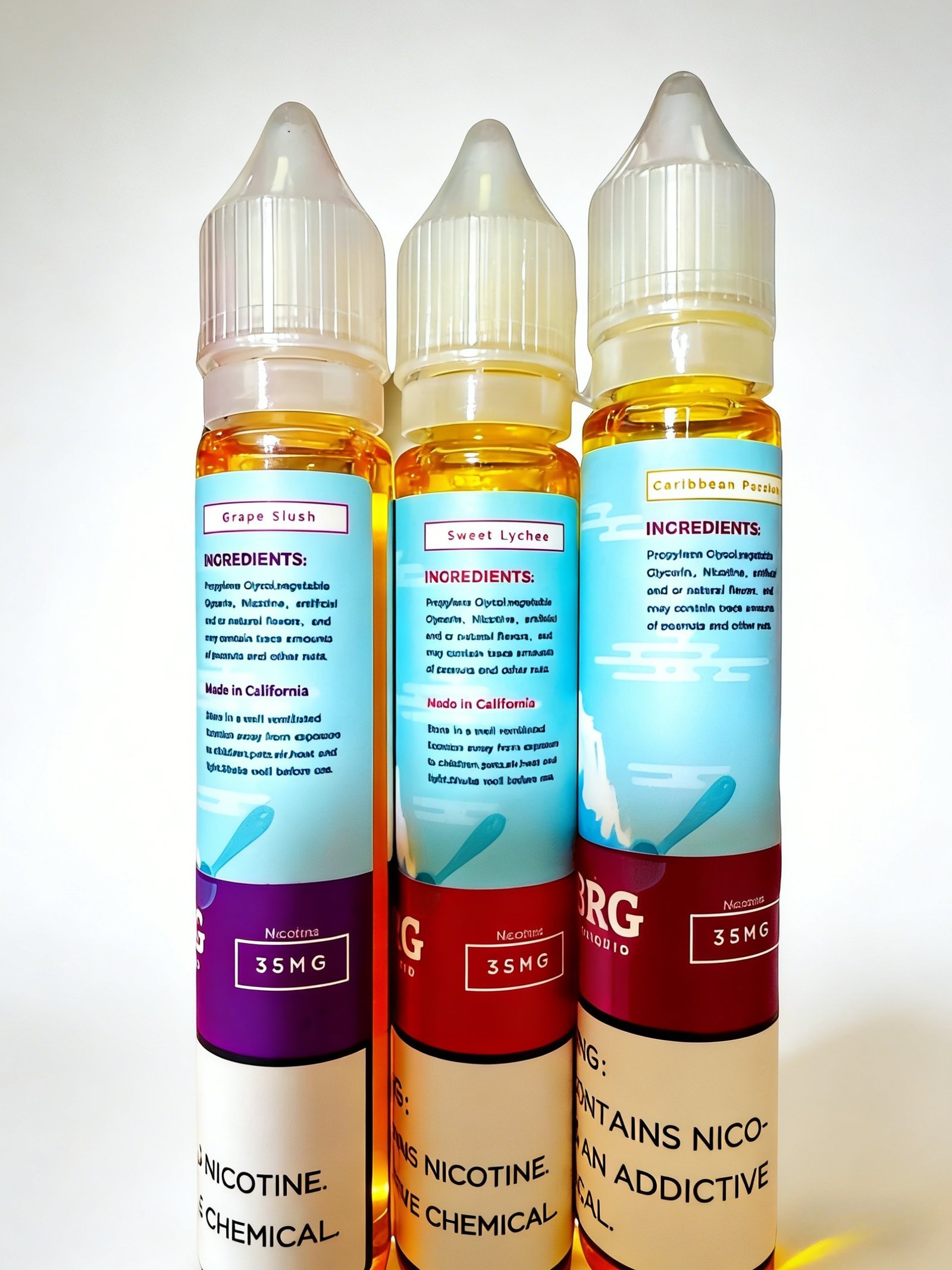 ICE BRG煙油 35甜 冰山百香果 冰山葡萄 冰山荔枝 30ml電子菸煙油